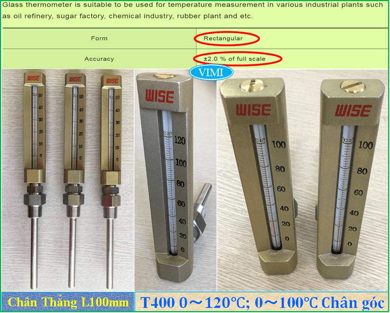 Đồng hồ đo nhiệt độ T400 7