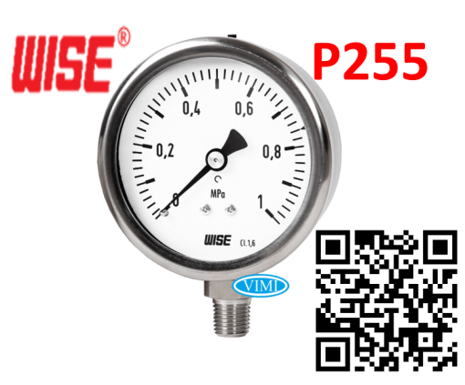 đồng hồ đo áp suất p255 wise hàn quốc 888