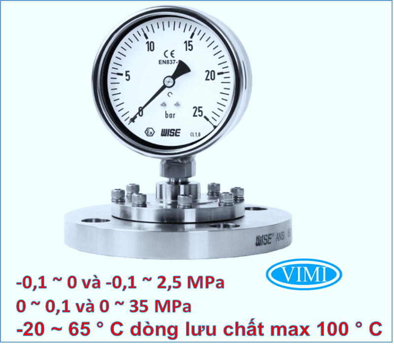 đồng hồ do áp suất p730 wise hàn quốd