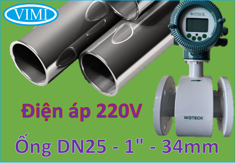 đồng hồ đo nước woteck dn25 6