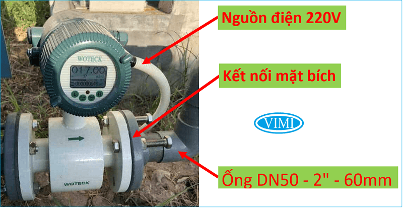 đồng hồ nước woteck dn50 2