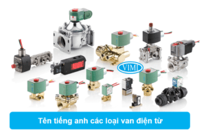 tên tiếng anh các loại van điện từ