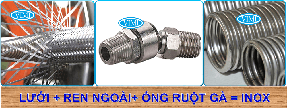 Khớp nối mềm 2 đầu ren ngoài 1