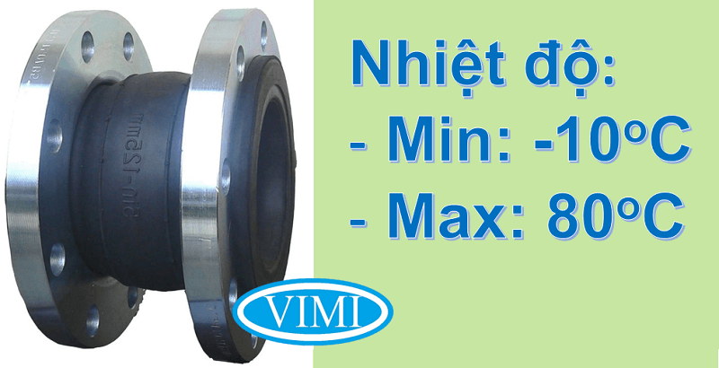 Khớp nối mềm cao su mặt bích BS 11