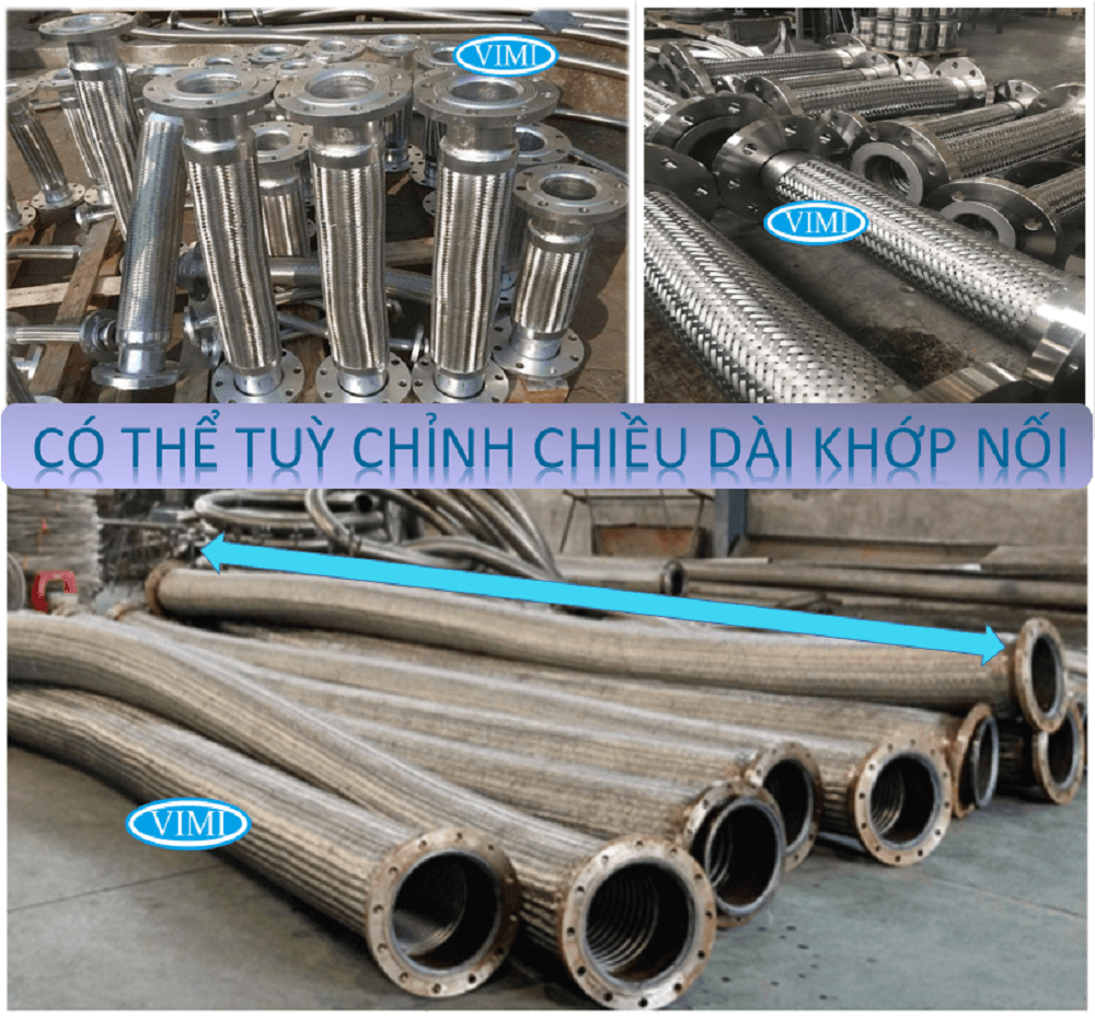 Khớp nối mềm inox mặt bích 1 đầu cố định 6