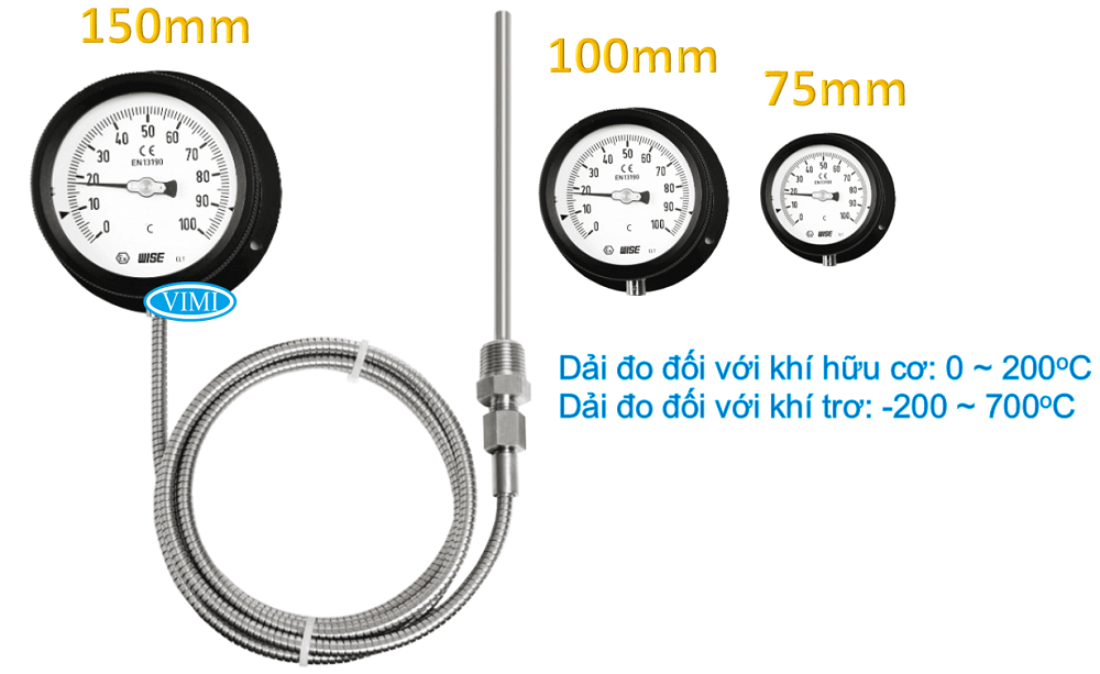Đồng hồ nhiệt độ T212 Wise Hàn Quốc đồng hồ đo nhiệt độ t212 11