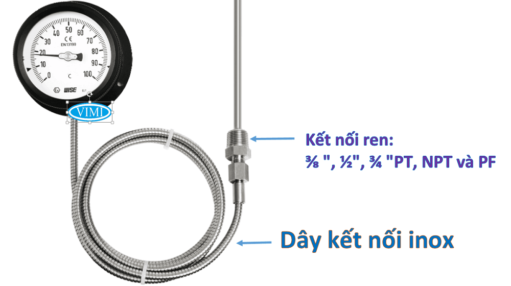 Đồng hồ nhiệt độ T212 Wise Hàn Quốc đồng hồ đo nhiệt độ 2