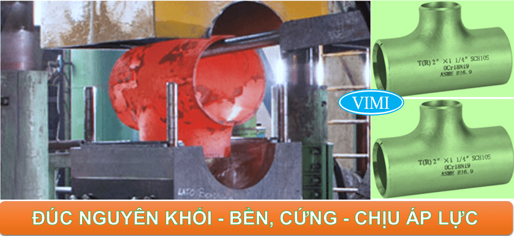 tê giảm hàn inox 304 05