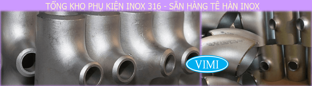 Tê hàn giảm inox 316 9
