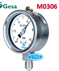 đồng hồ đo áp suất gesa m0306 3