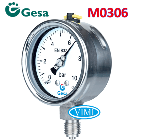 đồng hồ đo áp suất gesa m0306 3