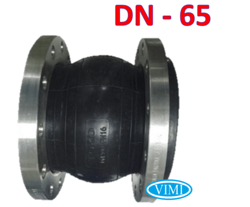 Khớp nối mềm cao su mặt bích dn65 4