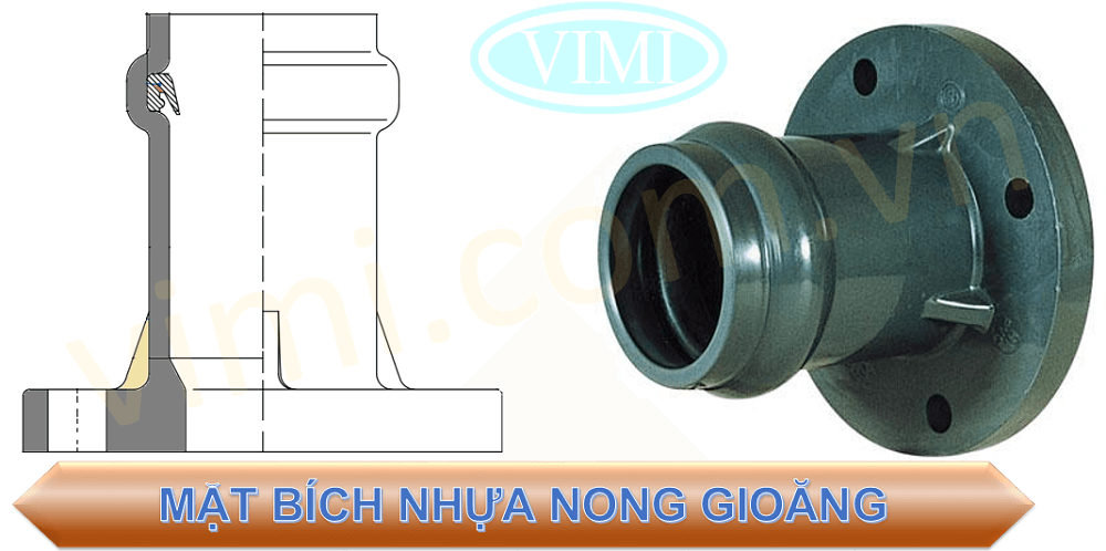 Mặt bích BE u-PVC thúc gioăng Mặt bích nhựa uPVC | Cấu tạo | Chủng loại | Ứng dụng