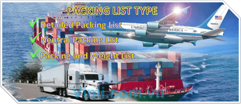 Các loại packing list là gì