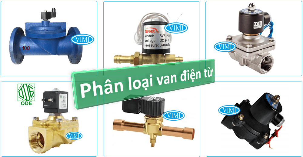 phân loại van điện từ