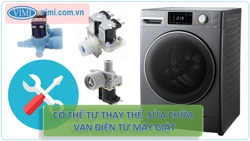 Có thể tự sửa chữa van điện từ máy giặt