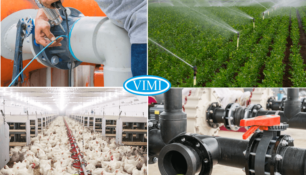 ứng dụng của mặt bích nhựa uPVC