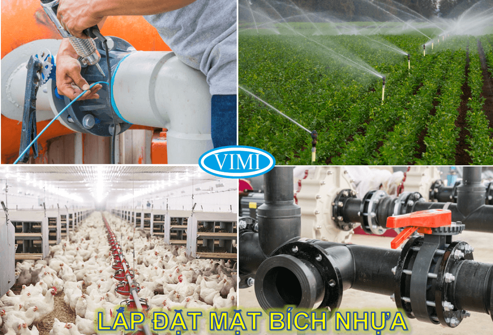 Ứng dụng của mặt bích nhựa uPVC