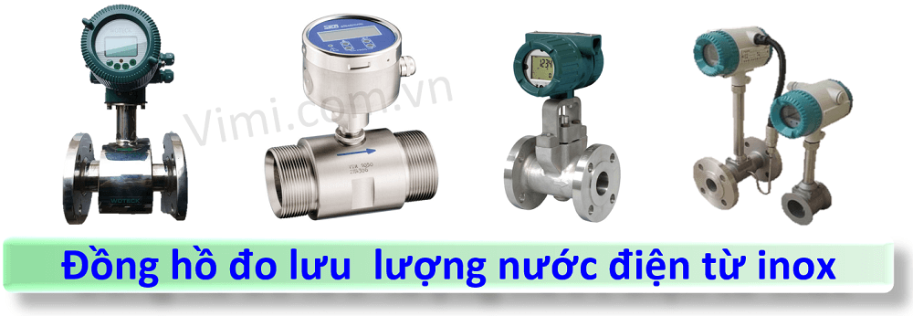 đồng hồ đo lưu lượng nước điện tử inox 1