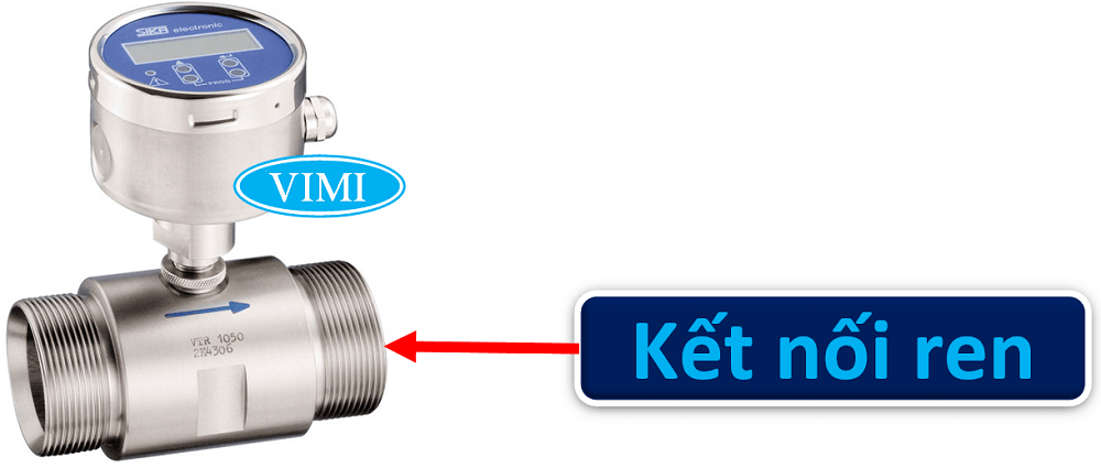 đồng hồ đo lưu lượng nước điện tử inox 4