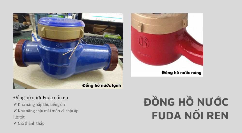 3 Fuda nối ren được chế tạo từ gang
