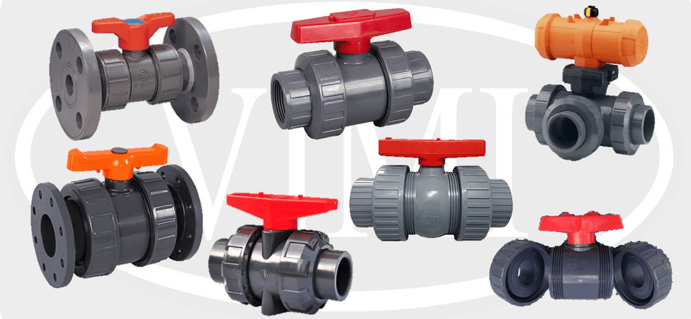 van bi nhựa tay bướm