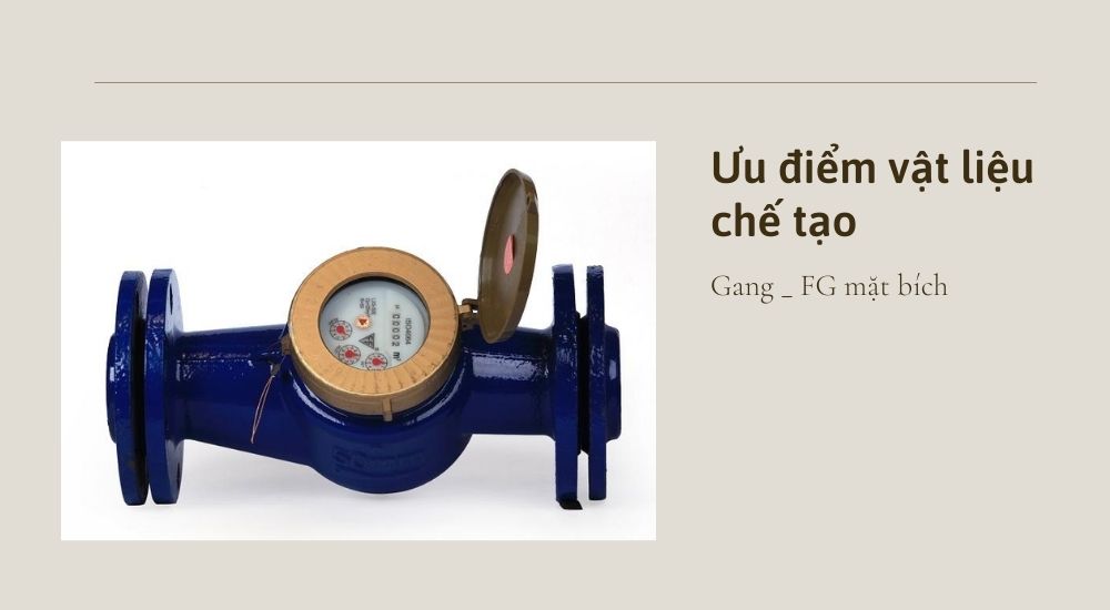 Sản phẩm được chế tạo bằng gang đúc chịu áp lực PN16