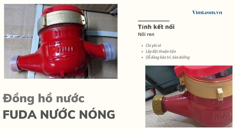 5 Fuda nước nóng sử dụng kết nối ren