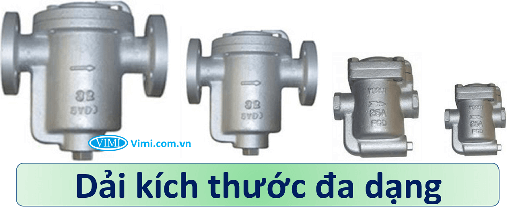 Bẫy hơi gầu đảo Yoo Youn đa dạng về kích thước