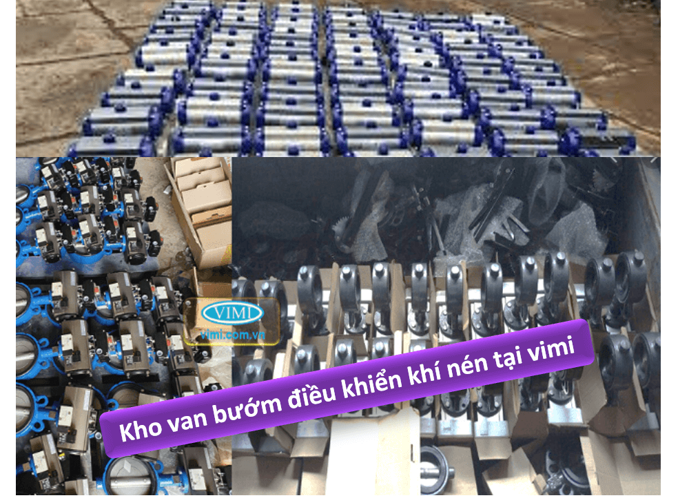 Van bướm điều khiển khí nén Nutork van bướm điều khiển khí nén nutork 3