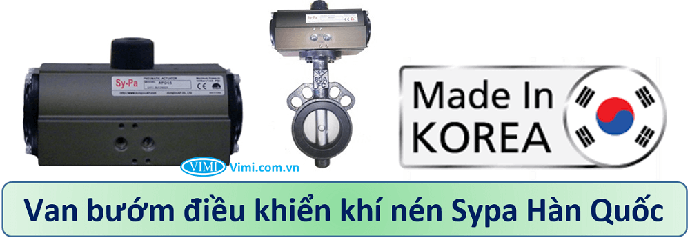 Van bướm điều khiển khí nén Sypa 1