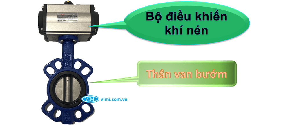 Van bướm điều khiển khí nén wyeco 2