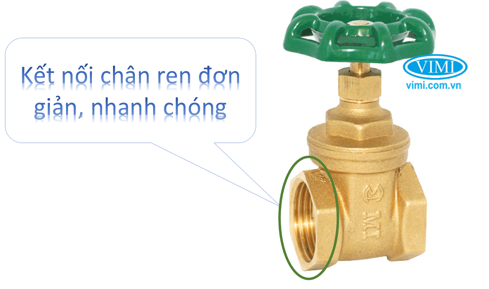Van cửa MI Van cửa đồng Minh Hòa MI 1