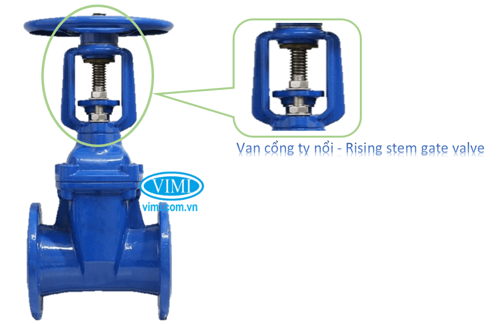 Van cổng ty nổi Trung Quốc gang xanh 5