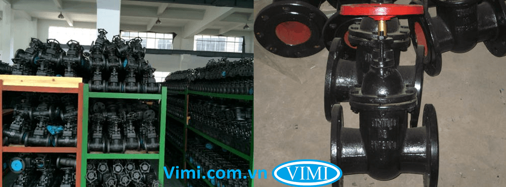 Van cổng ty chìm Trung Quốc gang đen 2