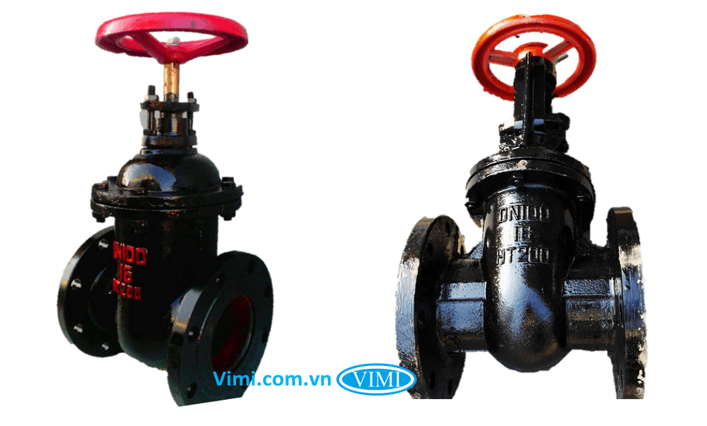 Van cổng ty chìm Trung Quốc gang đen 4