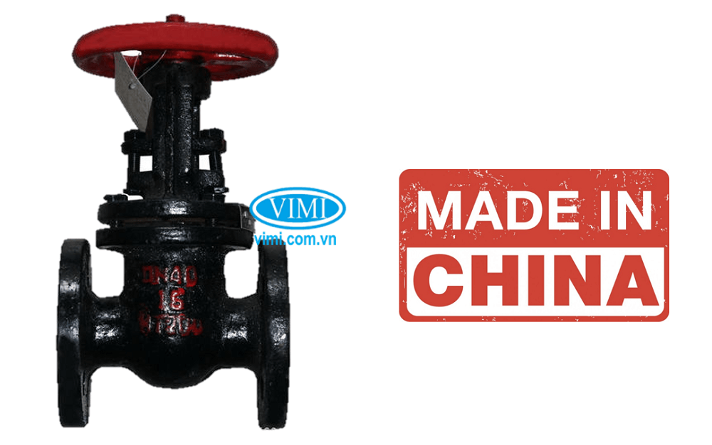 Van cổng ty chìm Trung Quốc gang đen 5