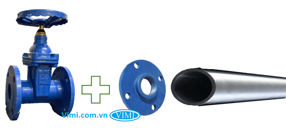 Van cổng ty chìm Trung Quốc gang xanh 4