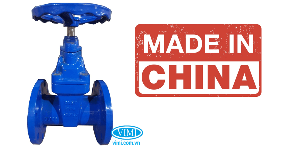 Van cổng ty chìm Trung Quốc gang xanh 5