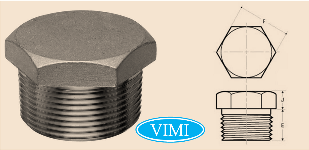 Nút bịt ren inox 316 Đầu bịt ren inox 316 03