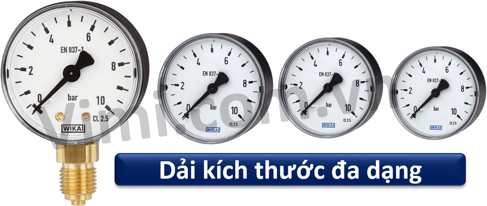 Wika 111.10 Đồng hồ áp suất wika 111.10 2