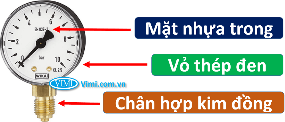 Đồng hồ áp suất wika 111.12 3