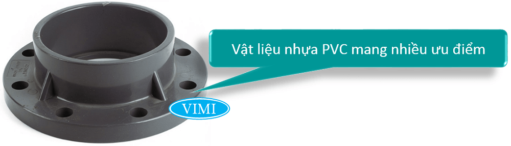 Mặt bích nhựa PVC Mat bich nhua PCV 02