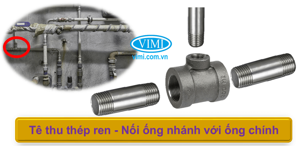 Tê thu thép ren Tê thu thép ren 02