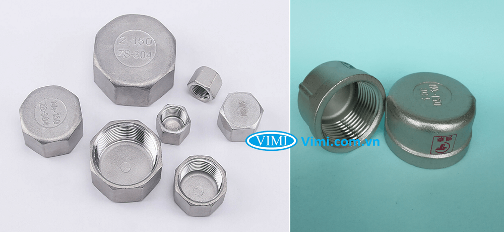 Nắp bịt ren inox 304 3