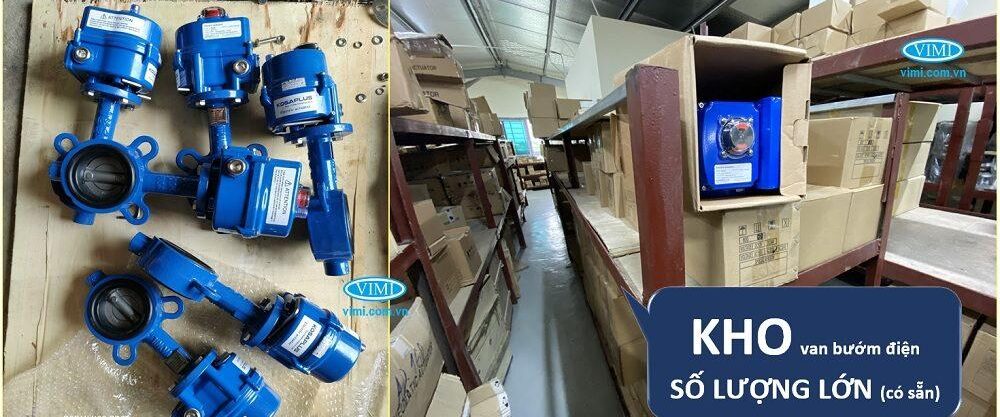 hỗ trợ van bướm điều khiển điện
