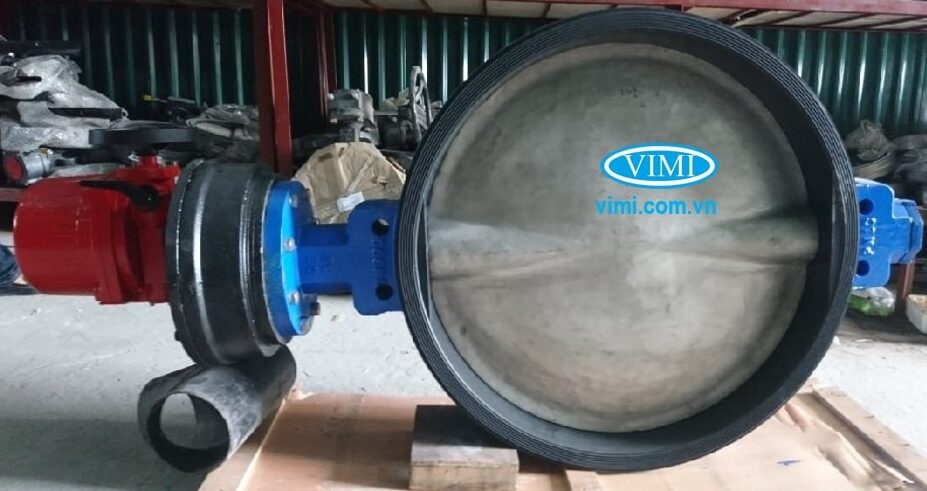 Van bướm điều khiển điện tay quay