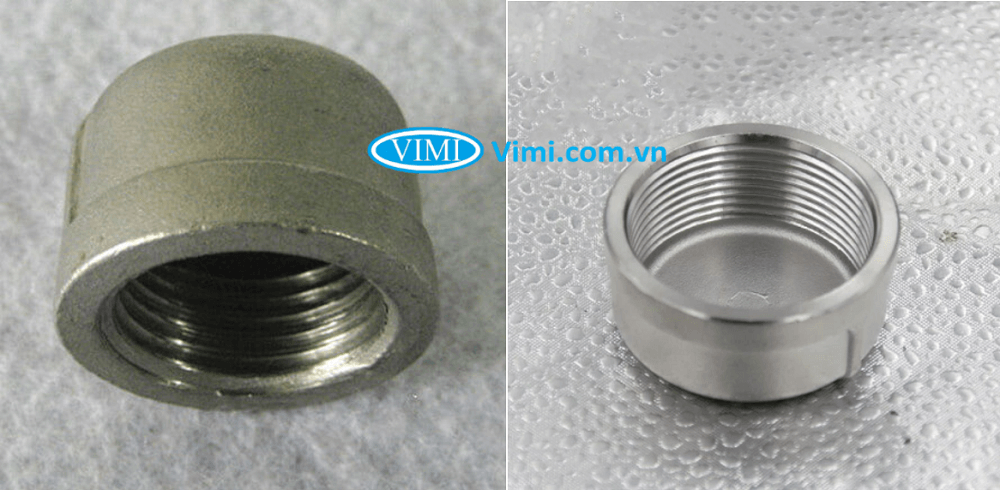 Nắp bịt ren inox 201 2