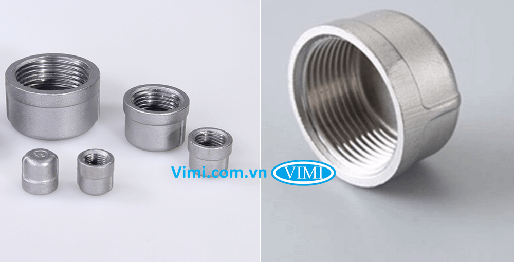 Nắp bịt ren inox 201 3