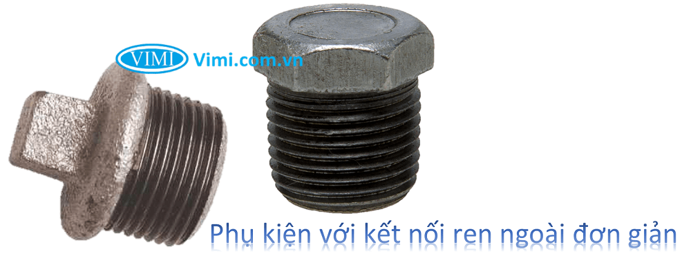 Đặc điểm nút bịt thép ren ngoài mạ kẽm